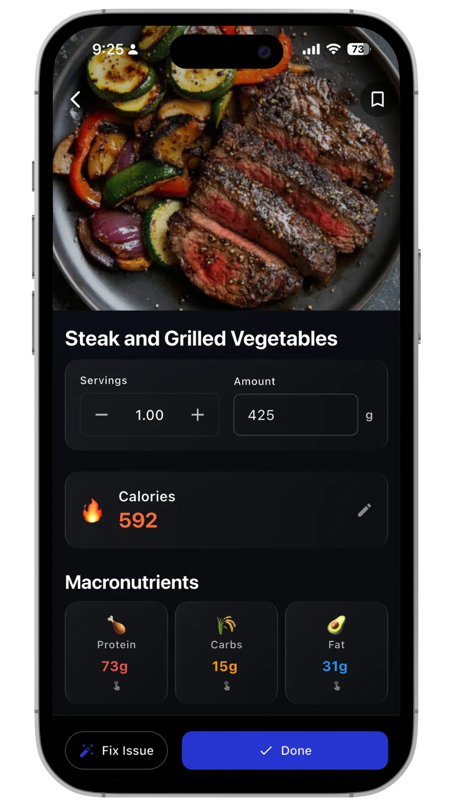 Complete Meal Breakdown