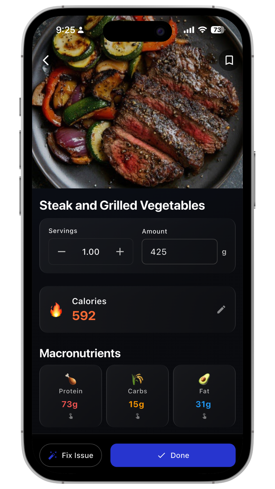 Complete Meal Breakdown